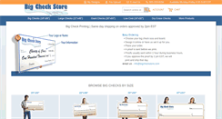 Desktop Screenshot of bigcheckstore.com