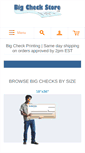 Mobile Screenshot of bigcheckstore.com